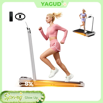 【Upgraded Version】Yagud Upgraded Walking Pad: Slim & Portable with Remote & LED Display.